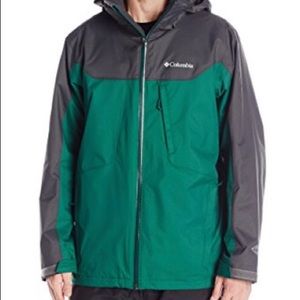 Columbia Mens Whirlibird 3 in 1 Green Jacket 1X